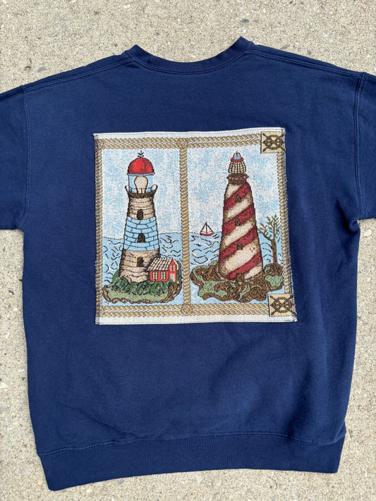 Lighthouse Patch Crewneck L