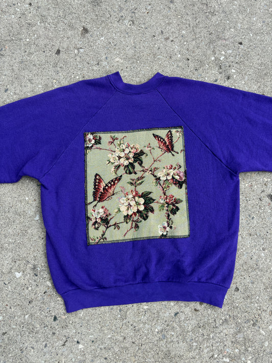 Butterflies Patch Crewneck L