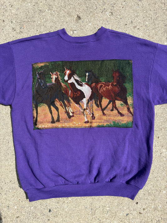 Ponies Patch Crewneck XL