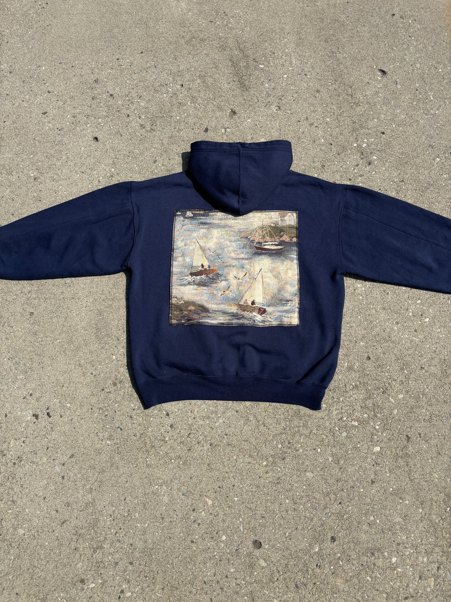 Sailing Patch Hoodie L