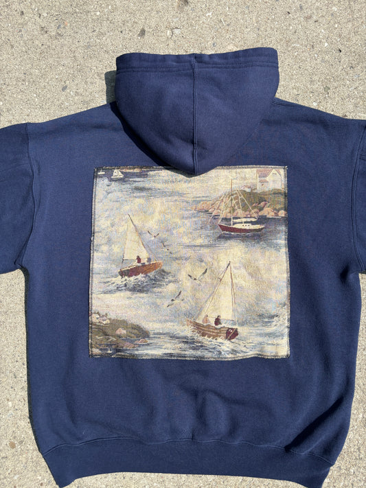 Sailing Patch Hoodie L