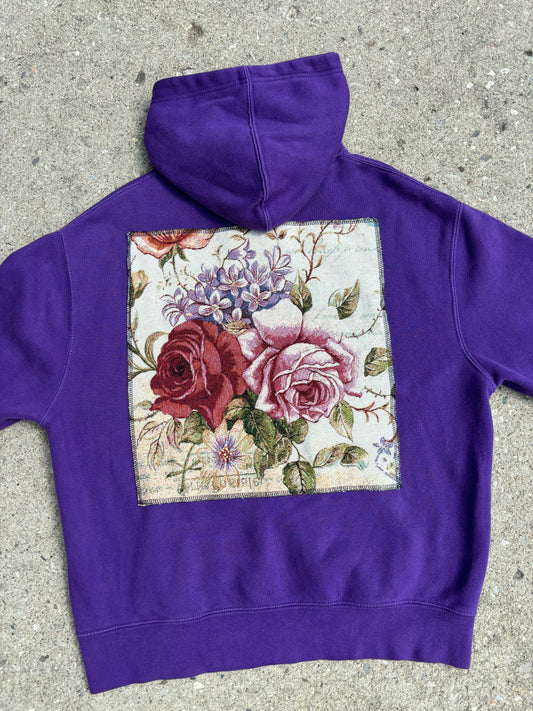 Roses Patch Hoodie M