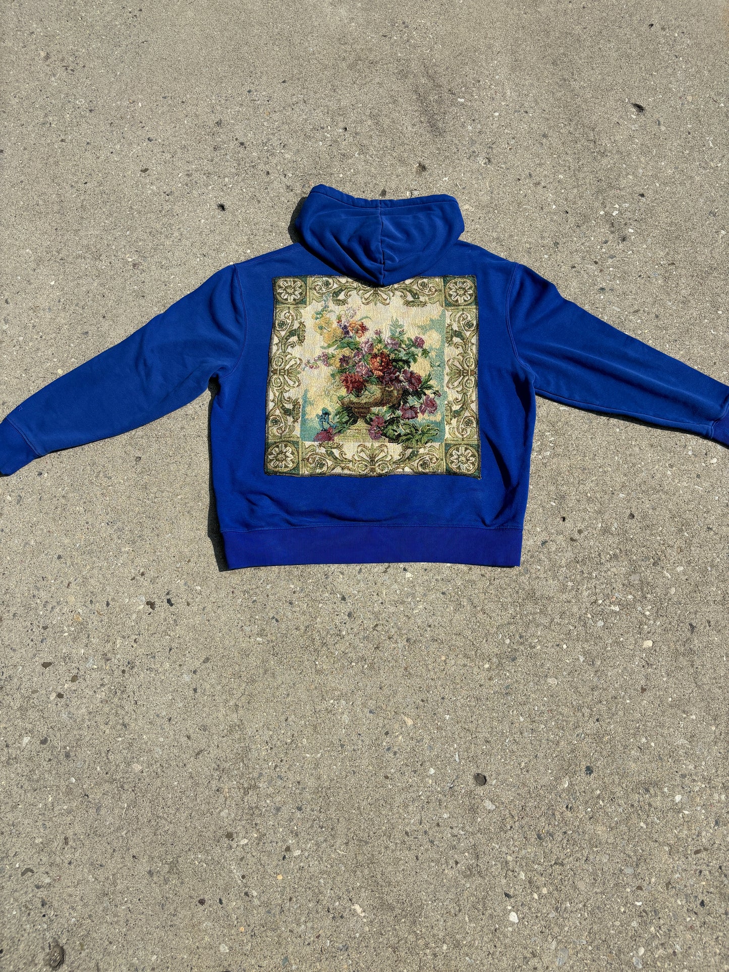 Fancy Flowers Patch Hoodie XL