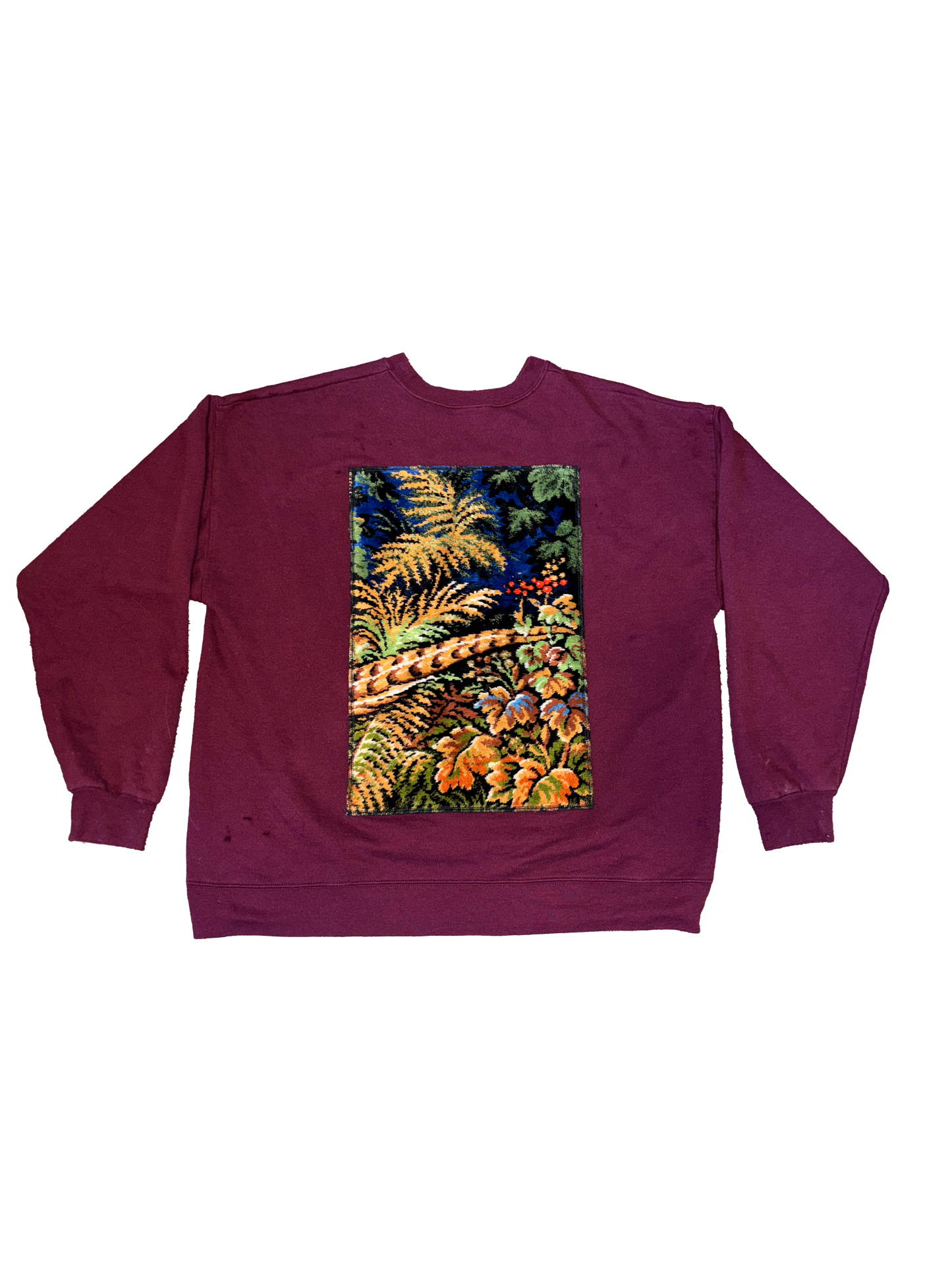 Tropical Forest Rug Patch Crewneck XL