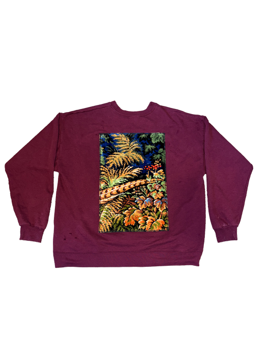 Tropical Forest Rug Patch Crewneck XL