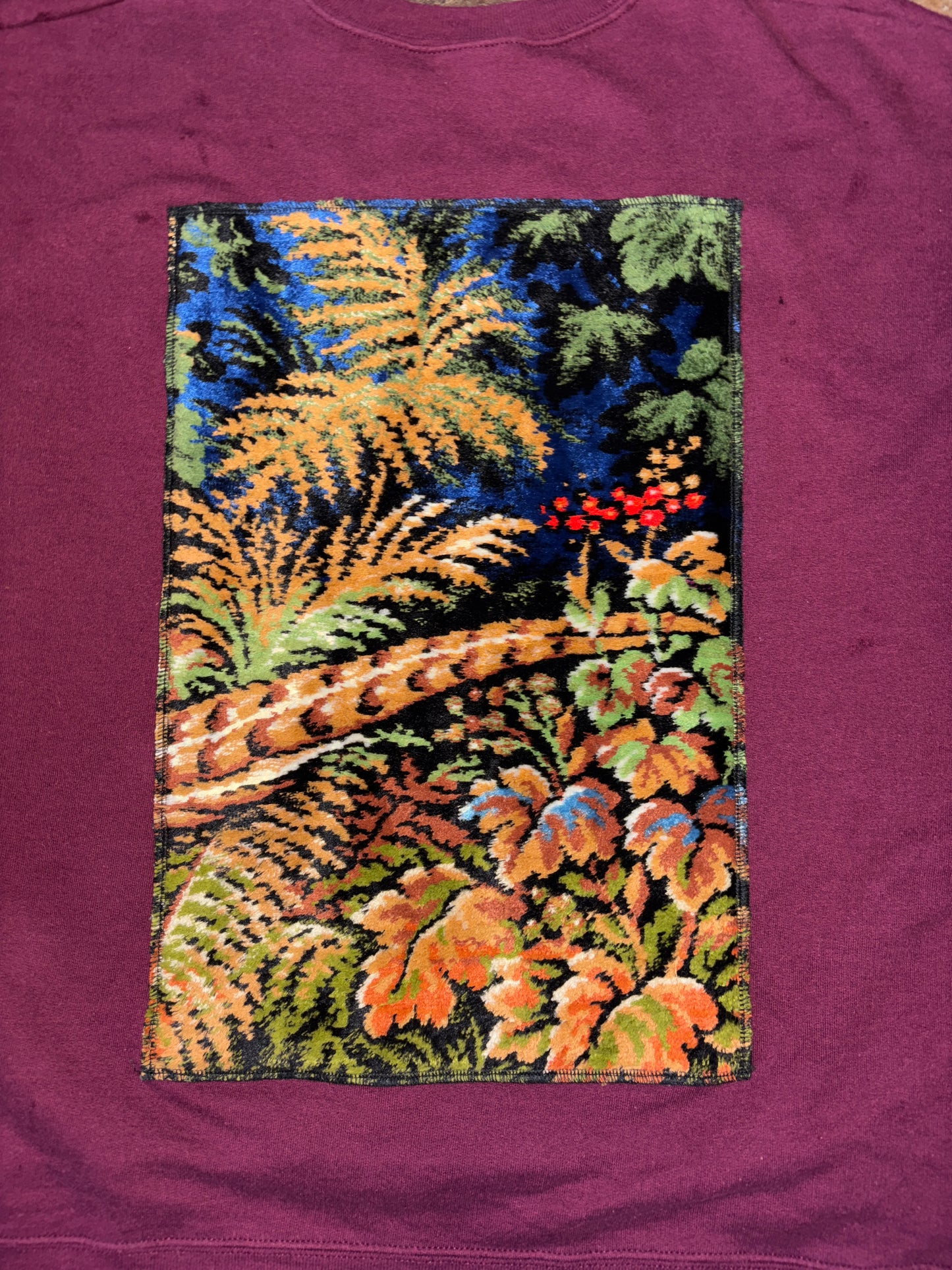 Tropical Forest Rug Patch Crewneck XL